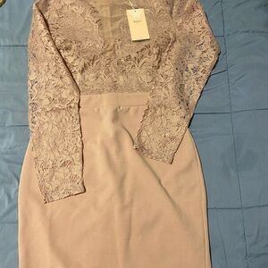 Elegant Lace Long Sleeve Dress